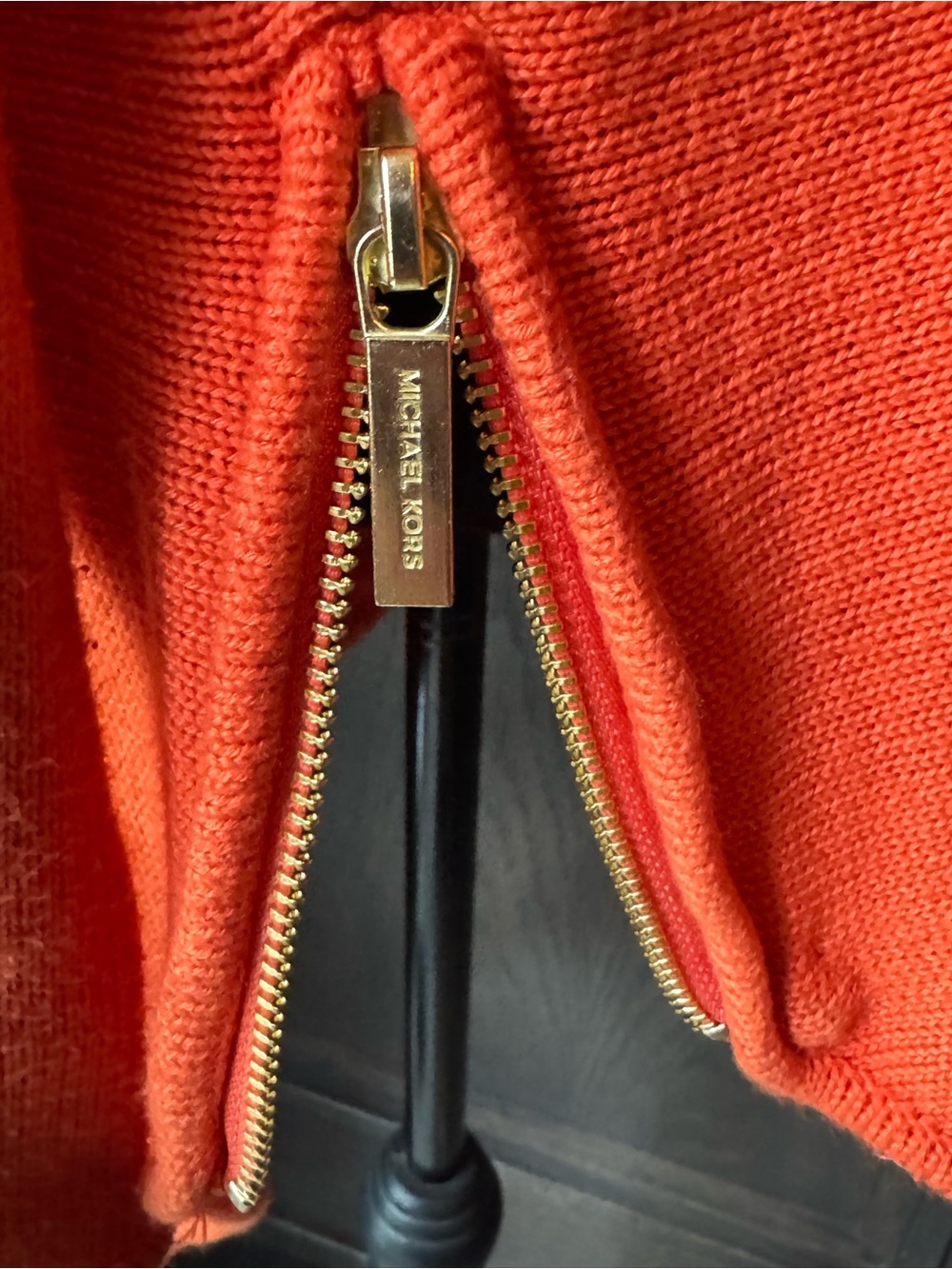 Michael Kors Women's Bright Orange Boatneck Pullover medium - Picture 7 of 10